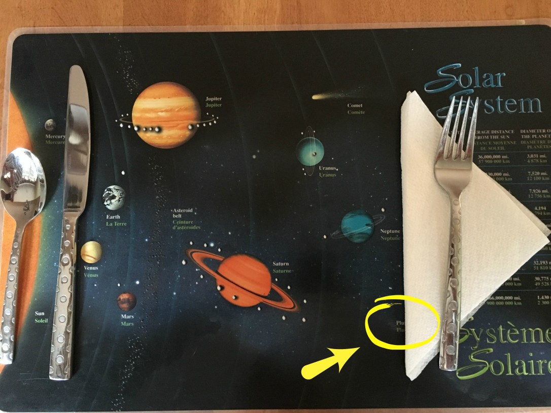 Confessions Solar System Placemat